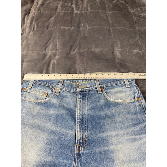 Mens Vintage Denim Jeans Light‎ Wash Distressed - Picture 5 of 14